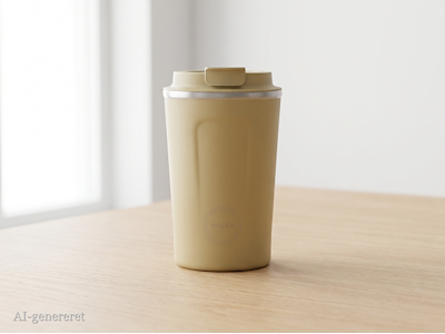 AYA&IDA CUP2GO - Støvet gul - 380ML