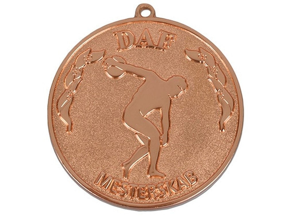 Dansk Atletik F. Øst/vest Bronze 42 mm