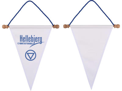 Vimpel dobbeltlag satin 20x30 cm snor