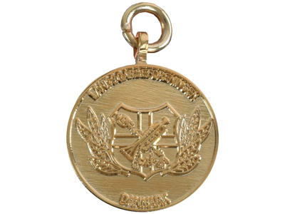 Landsgarderforeningen, Guld, 17mm
