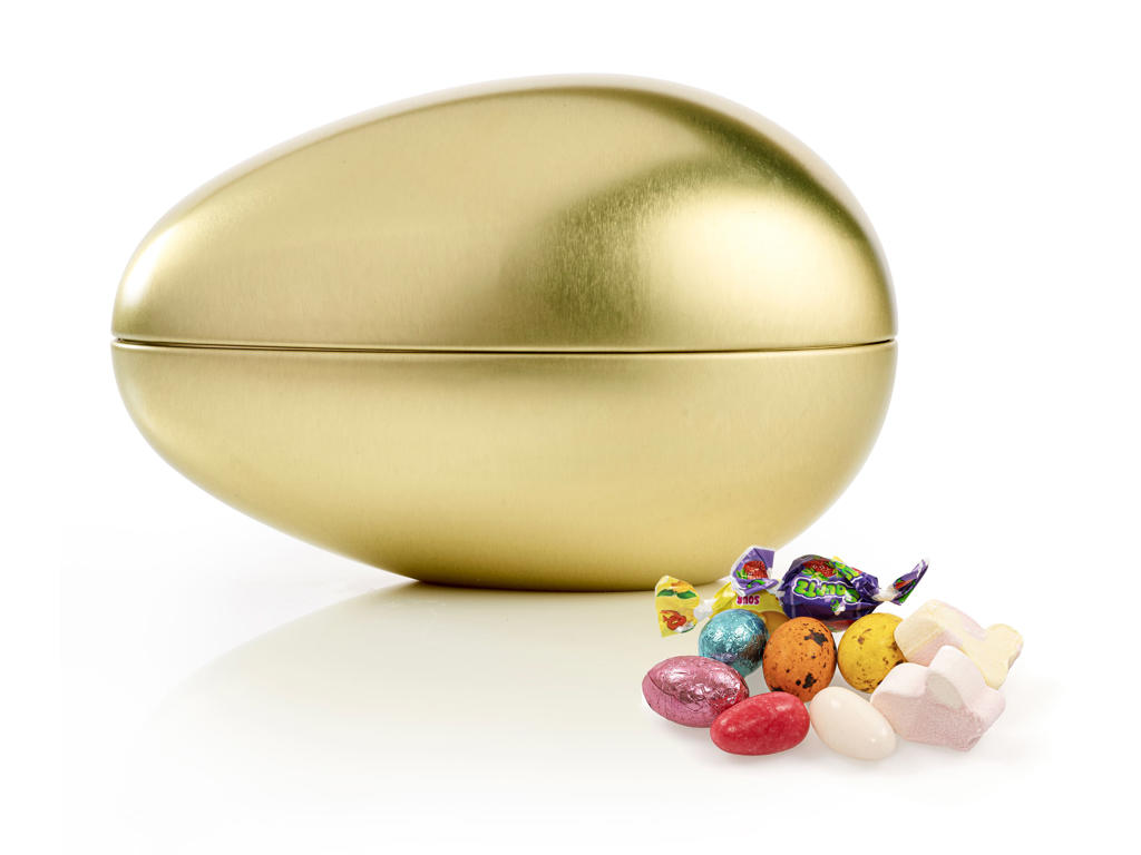 STRUDSEÆG - GULD MED PÅSKEMIX