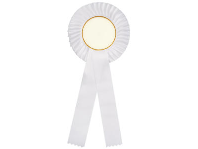 Rosette 1-lag Hvid