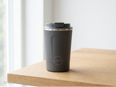 AYA&IDA CUP2GO - Mørkegrå - 380ML