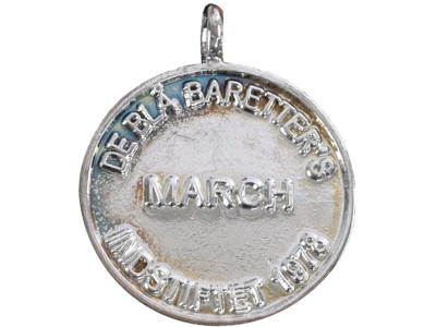 De Blå Baretters March, Sølv 17mm