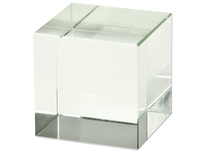 Statuette Glas Kube - 100 mm