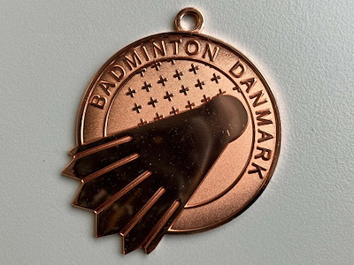 BADMINTON DANMARK BRONZE MEDALJE