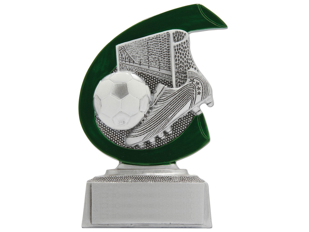 Pokal - Statuette Fodbold mål støvle 95x75 mm