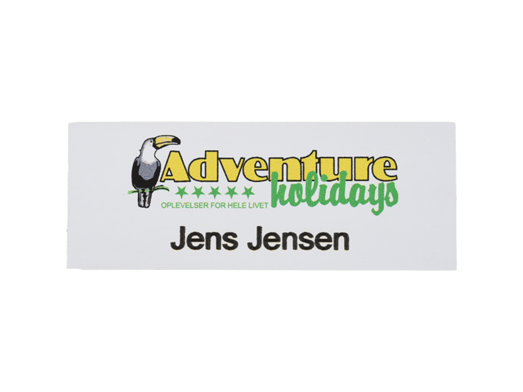 Adventure Holiday navneskilt m/magnet