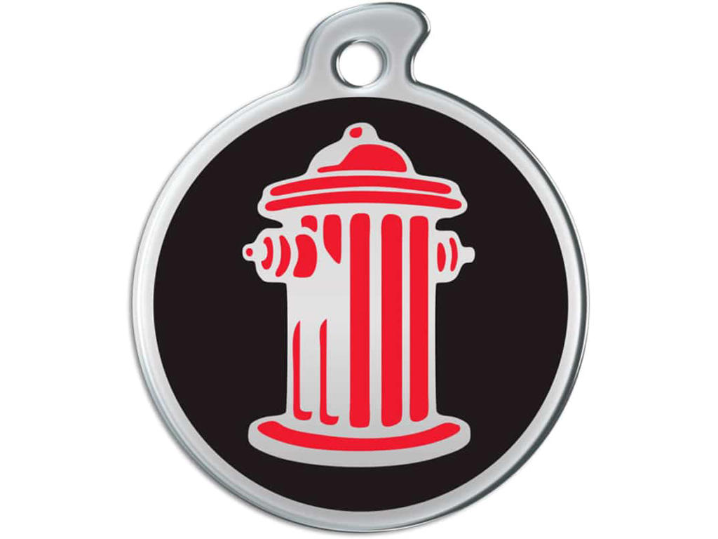 Hundetegn Brandhane mellem to farver 