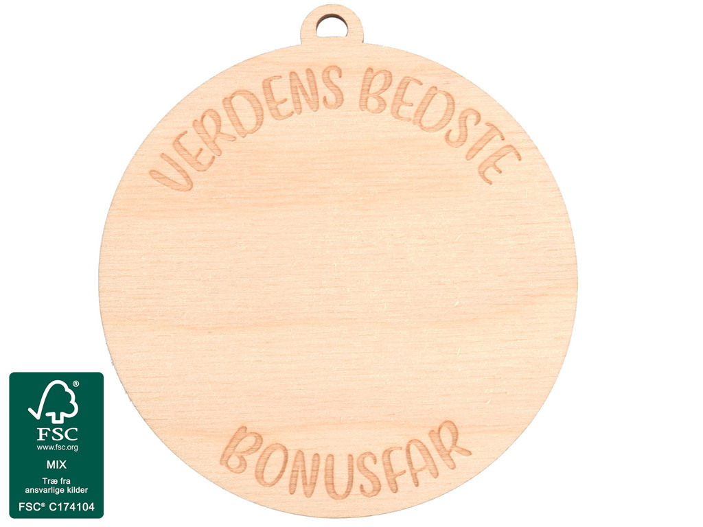 Tegn-selv Medalje Verdens Bedste BonusFar