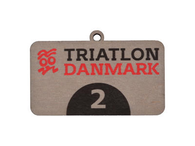 Triatlon Danmark træmedalje 2 plads