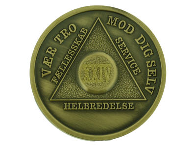 MØNT 24 års uden farve