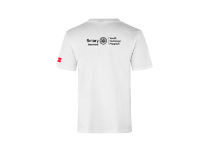Rotary Youth Exchange T-shirt m. tryk Hvid
