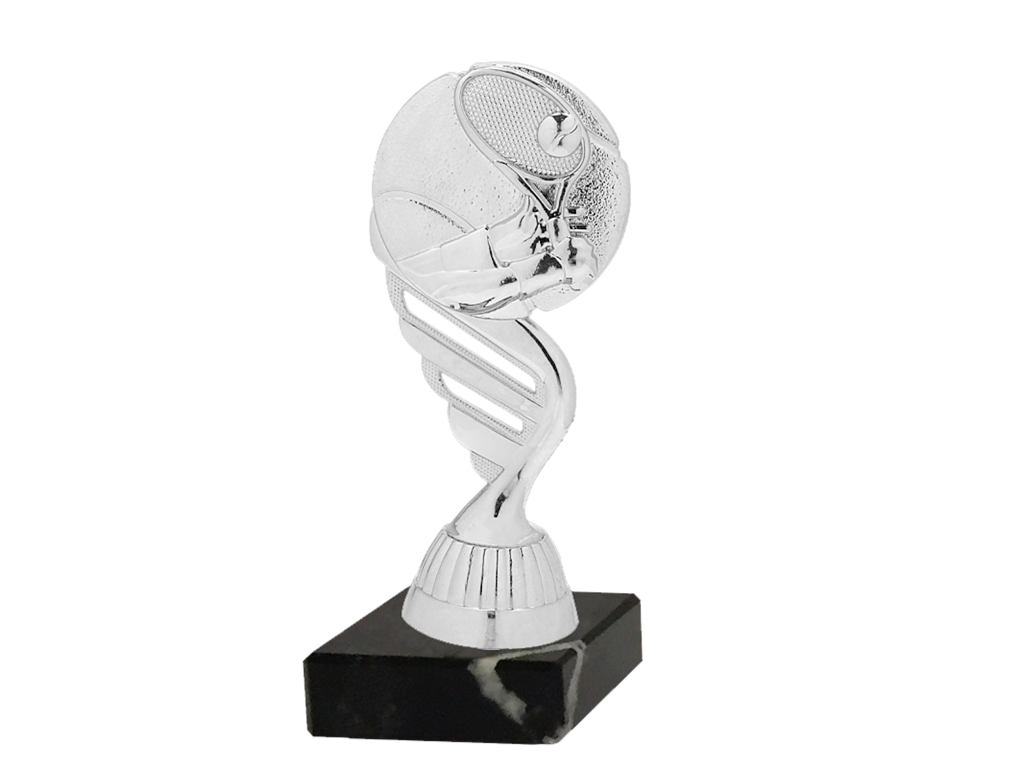 Sølvstatuette tennis  150 mm
