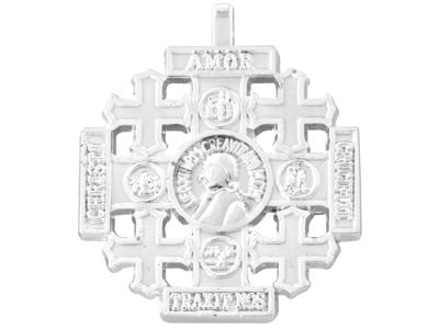 Jerusalem Medalje (sølv) 17 mm.