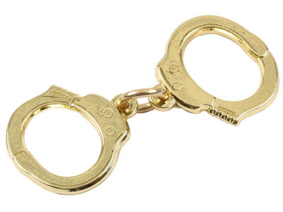 IPA Pin, Håndjern, forgyldt