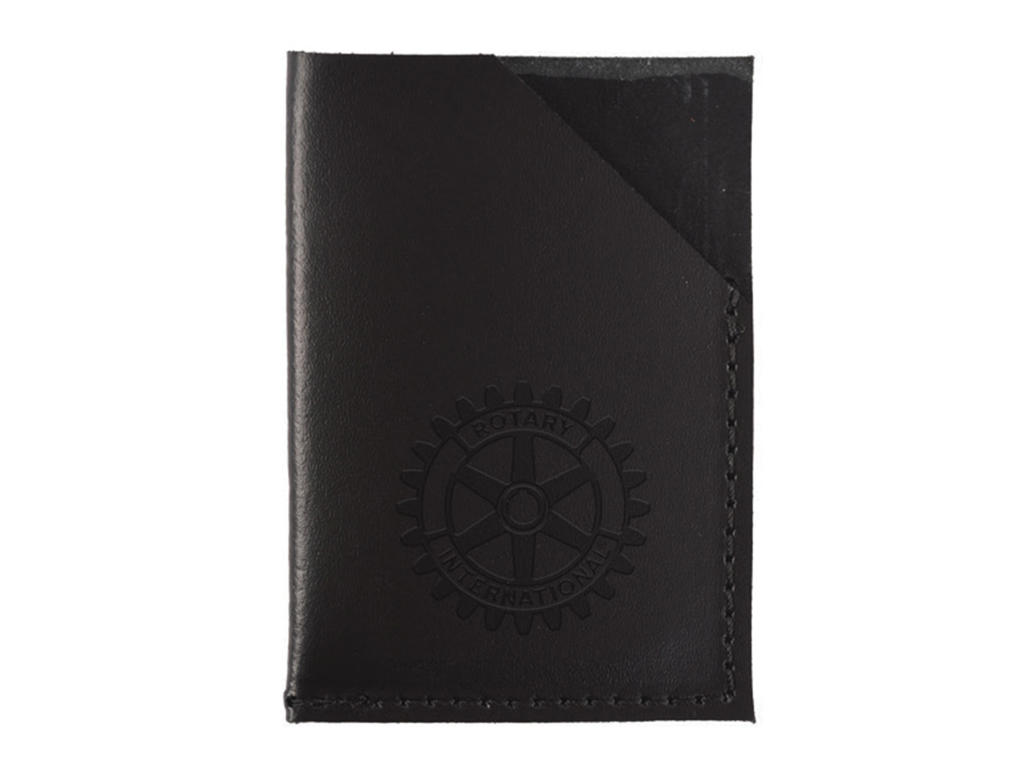 Visitkortholder m. Rotary logo