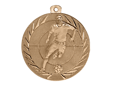 Fodboldmedalje herre 50 mm Bronze