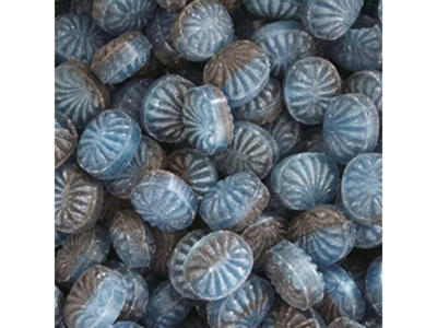 Bolsjer - Blå  jordbær/ lakrids/peber