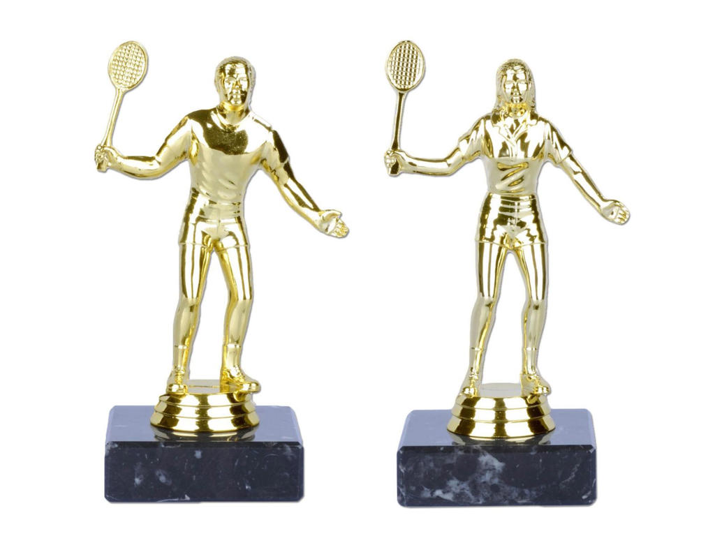 Sportsfigur Badminton 155 mm