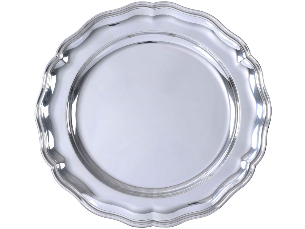 Højglaspoleret tinfad