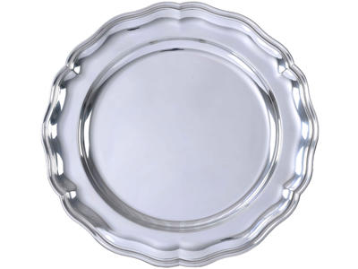 Højglaspoleret tinfad