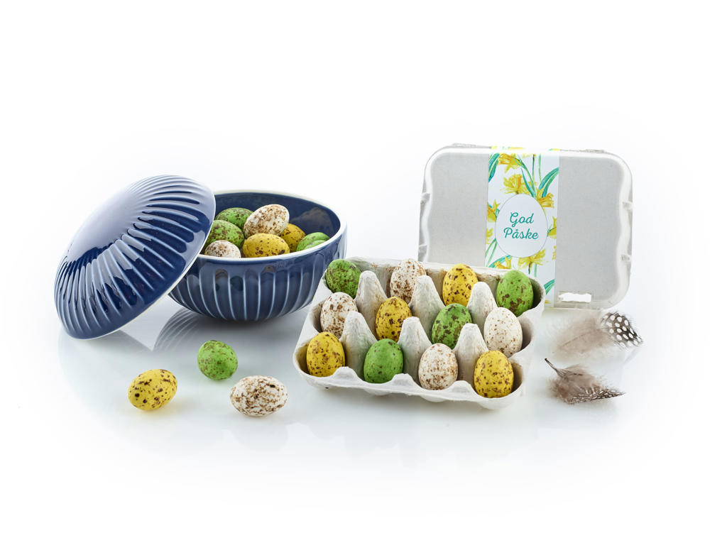 KÄHLER BONBONNIERE, BLÅ OG GORUMETÆG