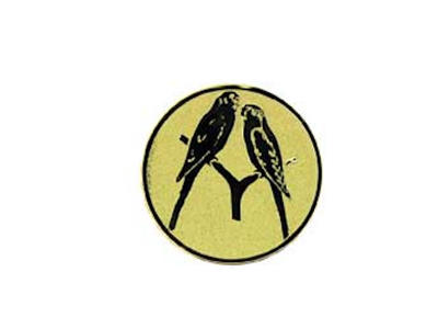 Fugl (Undulat) - 25 mm