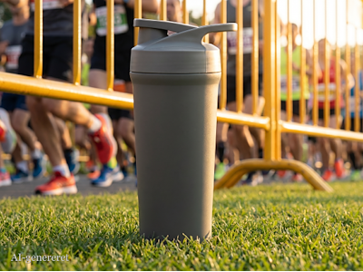 AYA&IDA Shaker Bottle 750 ml - Tropisk grøn