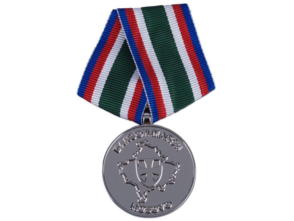 DANCON KFOR MARCH - SØLV, KOSOVO 34 MM