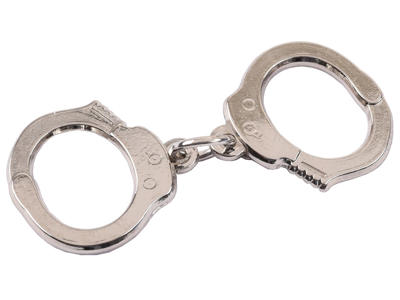 IPA Pin, Håndjern, forsølvet