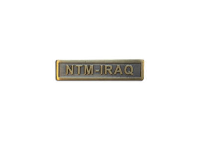Spange: NTM IRAQ, Guld