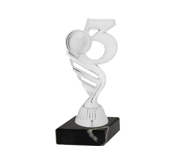 Statuette Sølv Tal 3 150 mm