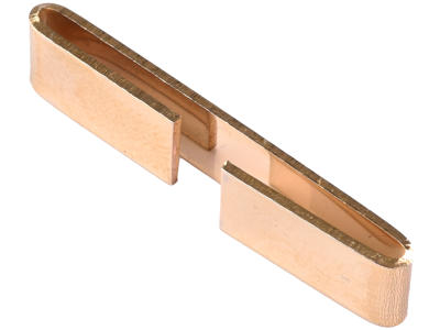 Navnebjælke 7x30 mm m. ombuk