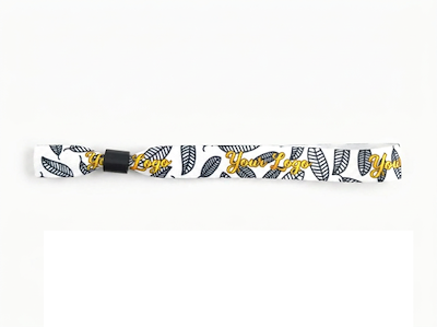 Polyester event armbånd med fuldfarvetryk