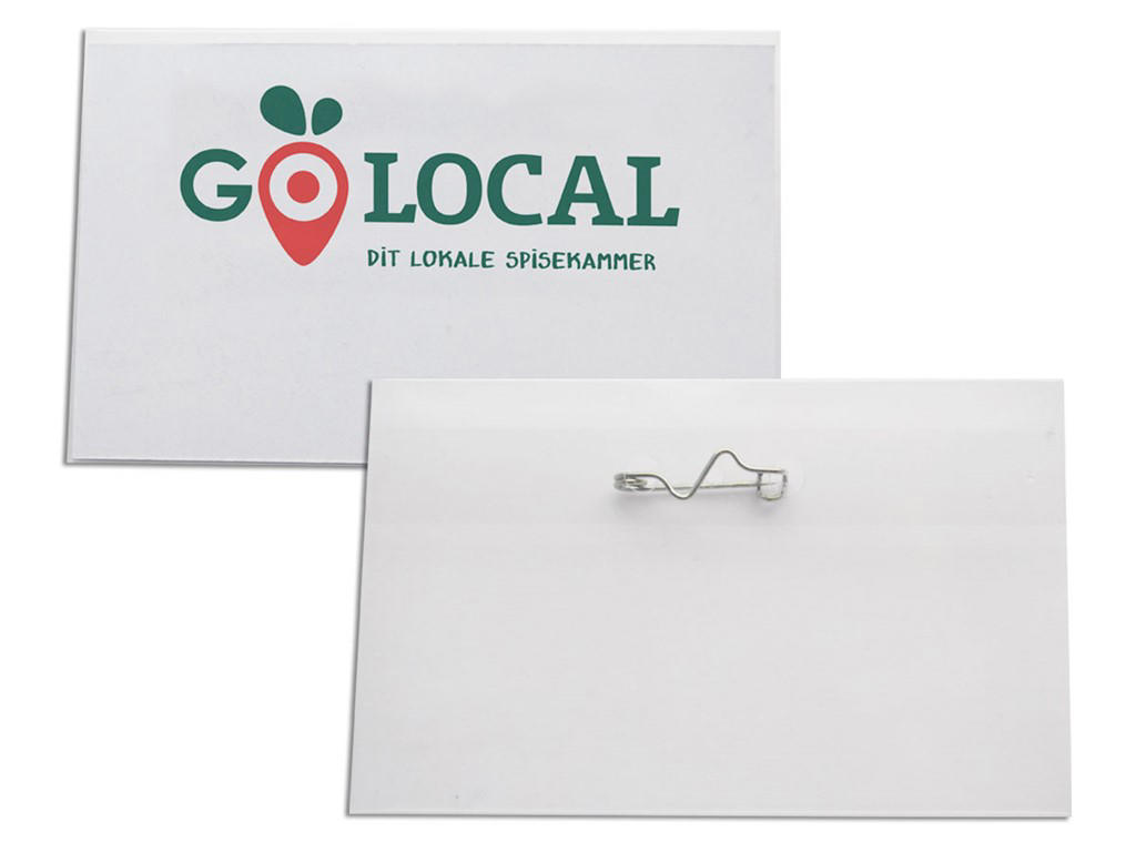 Konferenceskilt m. Nål, 60x90