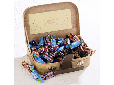 Gavekuffert med 435 g. miniaturemix