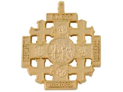 Jerusalem Medalje (guld) 17 mm.
