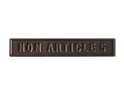 Spange: NON ARTICLE 5 (36 mm.)