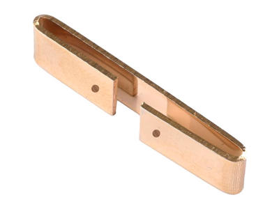 Navnebjælke 7x40 mm m. ombuk lasergraver