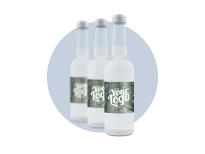 0,35 L. glasflaske 432 stk. - eget design - Stil
