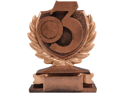 Statuette Golden Line 1 2 3 - Bronze 120 mm