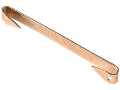 Navnebjælke 4x40 mm m. ombuk