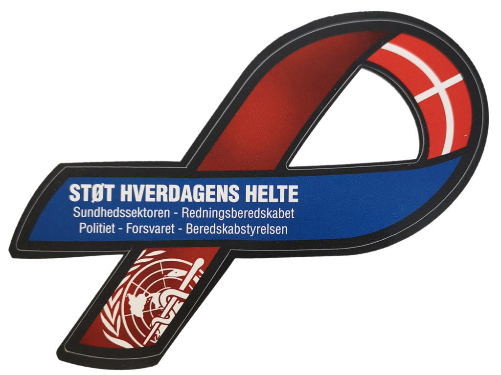 Corona klistermærkesløjfe 90mm*200mm