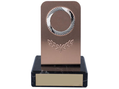 Alustatuette m. marmor - Bronze