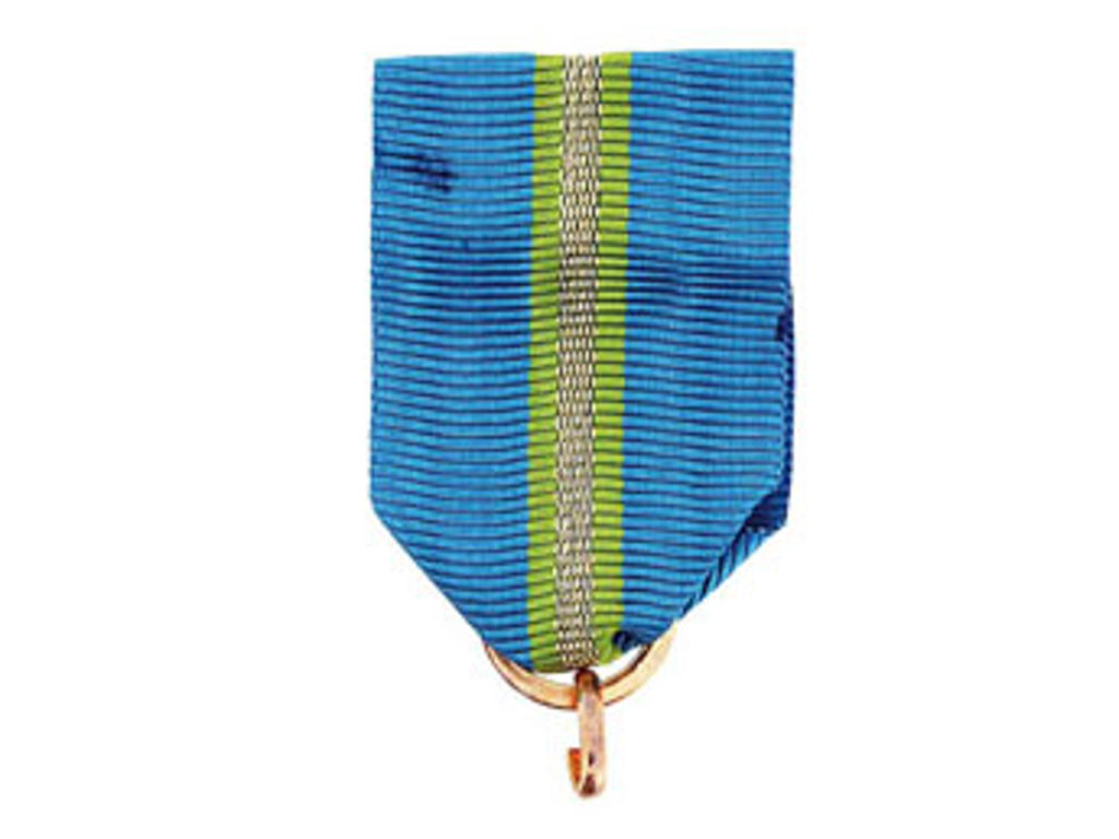 Båndspids - lyseblå/lysegrøn/guld