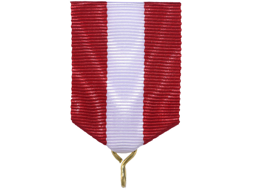 Båndspids - rød/hvid/rød 