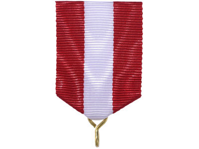 Båndspids - rød/hvid/rød 