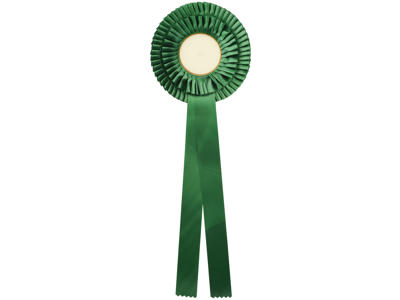 Rosette 2-lag Grøn/grøn