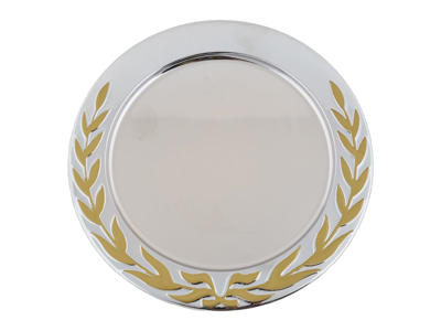 Pokalfad m olivengrene i guld 200 mm.
